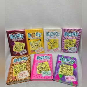 Dork diaries hardcover book lot- 1,3,4,8,9,10,11